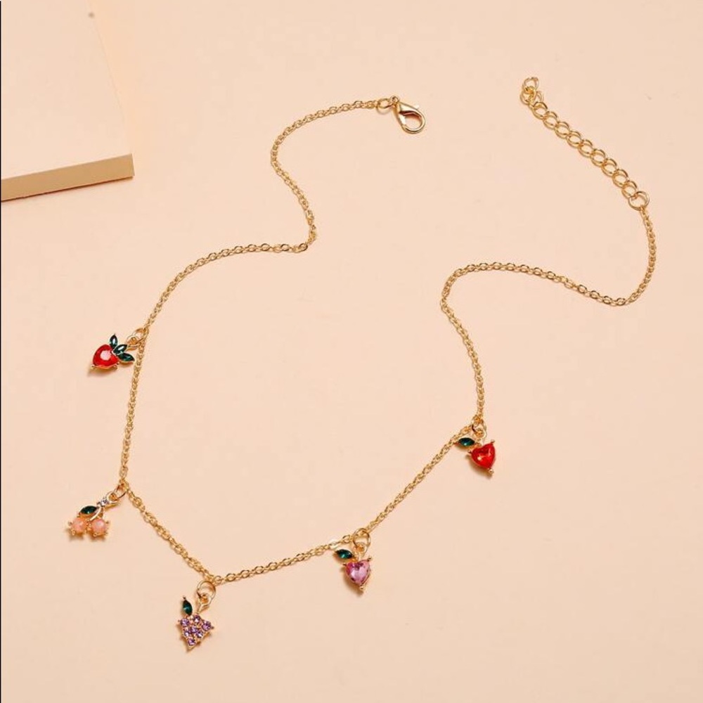 3/$30 💛 Fruit Charm Necklace - Picture 2 of 3